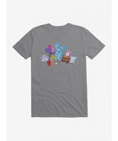 Blue's Clues Cheer T-Shirt for Men in Comfortable Cotton