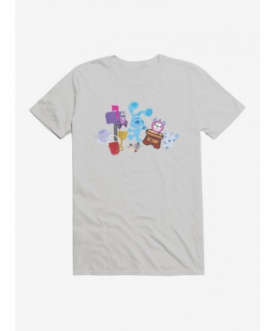 Blue's Clues Cheer T-Shirt for Men in Comfortable Cotton