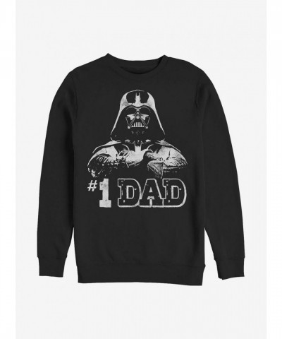 Star Wars Number One Dad Crewneck Sweatshirt - Black for Men