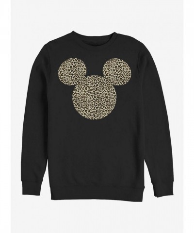 Disney Mickey Mouse Theme Unisex Sweatshirt - Black
