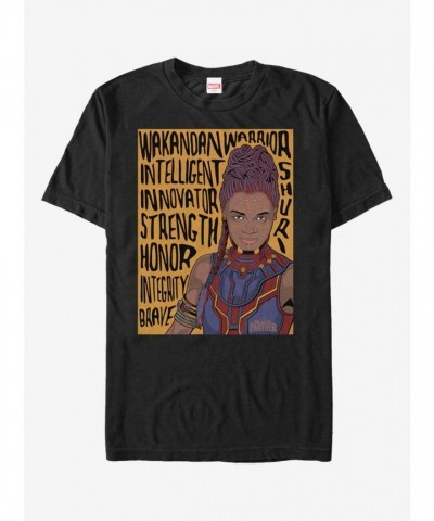 Marvel Shuri Black Panther Lightweight T-Shirt - Unisex Black