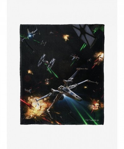 Star Wars Starfighters Silk Touch Throw Blanket by The Northwest