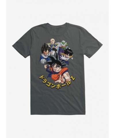 Dragon Ball Z Characters Unisex Grey T-Shirt