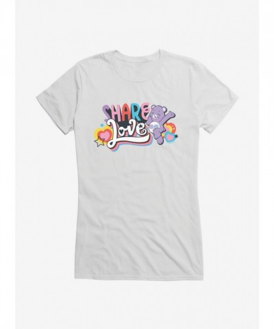 Care Bears Love Sharing Girls Cotton T-Shirt