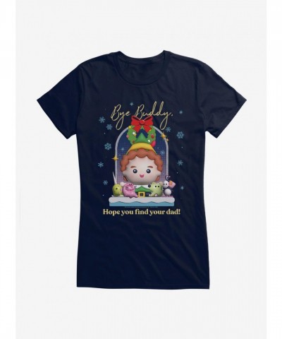 Elf Bye Buddy Girls Cotton T-Shirt