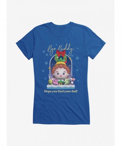 Elf Bye Buddy Girls Cotton T-Shirt