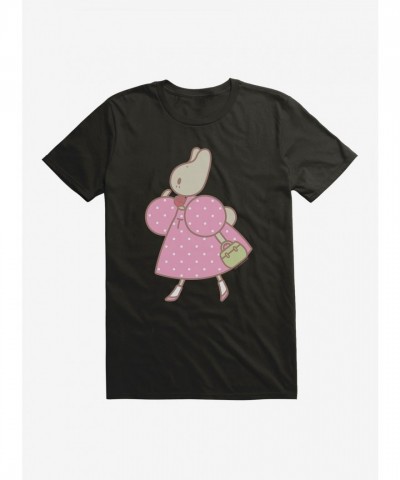 Marron Cream Stroll Design Unisex Cotton T-Shirt