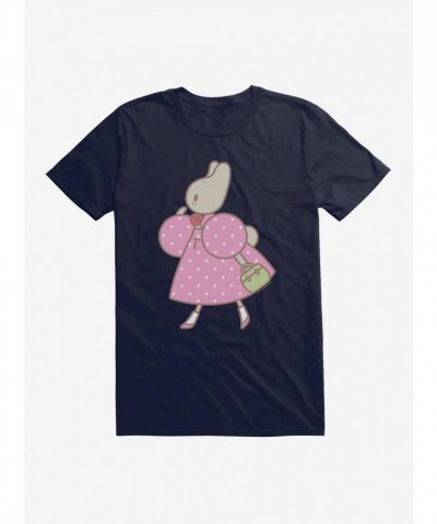 Marron Cream Stroll Design Unisex Cotton T-Shirt