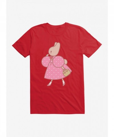 Marron Cream Stroll Design Unisex Cotton T-Shirt