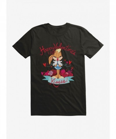 Looney Tunes Men's Lightweight Cotton Lola Bunny Kisses Tee