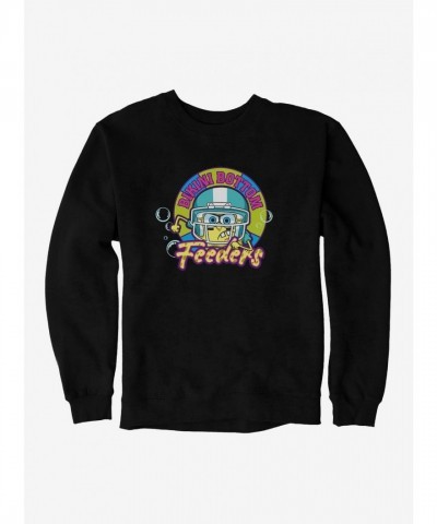 SpongeBob SquarePants Men's Bikini Bottom Feeders Fleece Sweatshirt