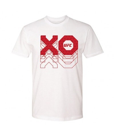 Men's UFC XO T-Shirt - White, Official UFC Cotton Tee