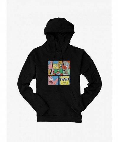 SpongeBob Bikini Bottom Friends Men's Heavyweight Hoodie