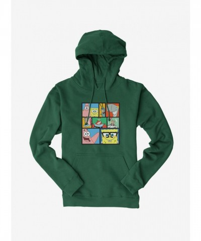SpongeBob Bikini Bottom Friends Men's Heavyweight Hoodie