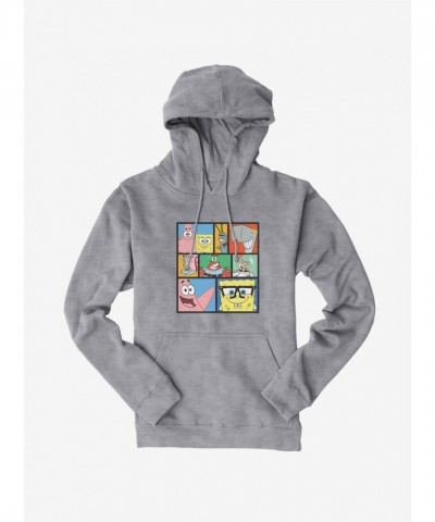 SpongeBob Bikini Bottom Friends Men's Heavyweight Hoodie