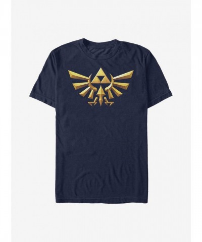 Nintendo Legend of Zelda 3D Crest Men's T-Shirt