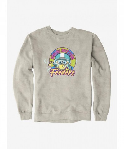 SpongeBob SquarePants Men's Bikini Bottom Feeders Fleece Sweatshirt