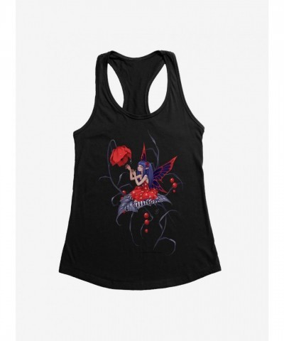 Red Daisy Fairy Girls Tank by Fairies By Trick