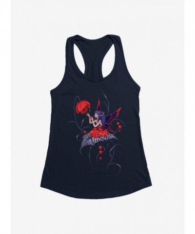 Red Daisy Fairy Girls Tank by Fairies By Trick