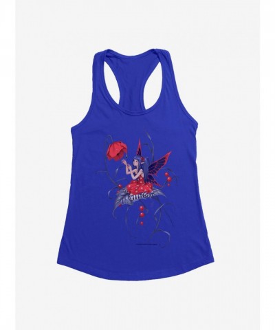 Red Daisy Fairy Girls Tank by Fairies By Trick