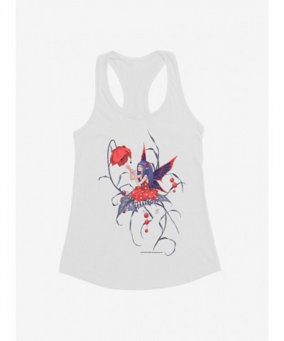 Red Daisy Fairy Girls Tank by Fairies By Trick