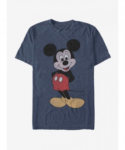 Disney 80s Vintage Mickey Mouse T-Shirt - Blue for Men