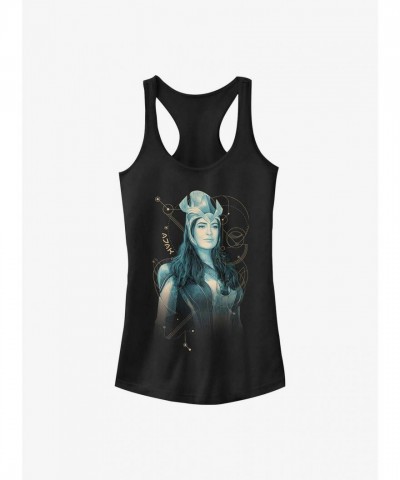 Marvel Eternals Ajak Junior Girls Tank Top - Black