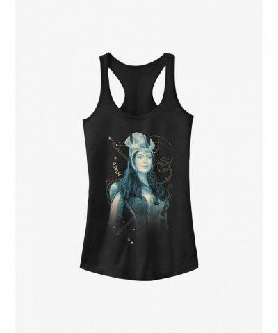 Marvel Eternals Ajak Junior Girls Tank Top - Black