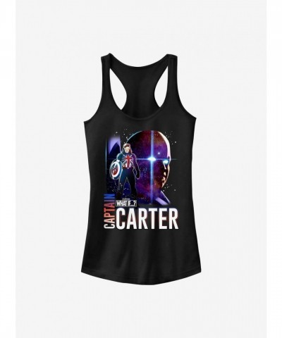 Marvel Girls' Hyrda Stomper Logo Tank Top - Black