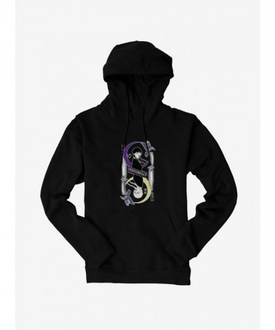 Wednesday Moon Stars Doppelganger Unisex Hoodie - Black