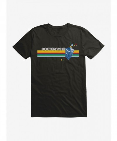 Doctor Who TARDIS Rainbow Stripe T-Shirt for Men