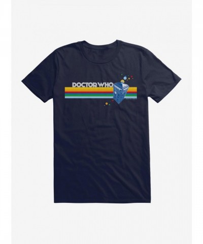 Doctor Who TARDIS Rainbow Stripe T-Shirt for Men