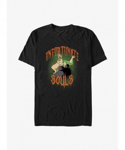 Disney Ursula The Little Mermaid Unisex Big & Tall T-Shirt - Black