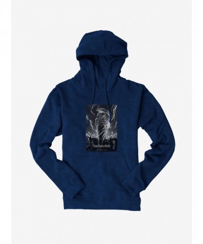 Frankenstein Lightning Design Men's Cotton Hoodie