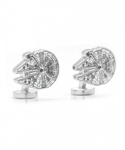 Star Wars Han Solo Millennium Falcon Blueprint Cufflinks for Men