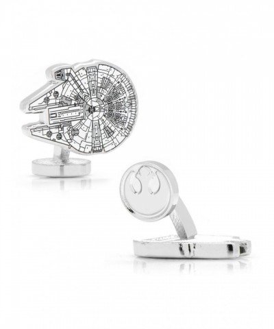 Star Wars Han Solo Millennium Falcon Blueprint Cufflinks for Men
