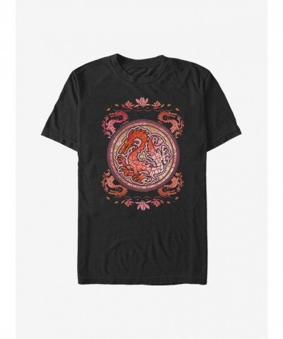 Disney Mulan Stained Glass T-Shirt for Men