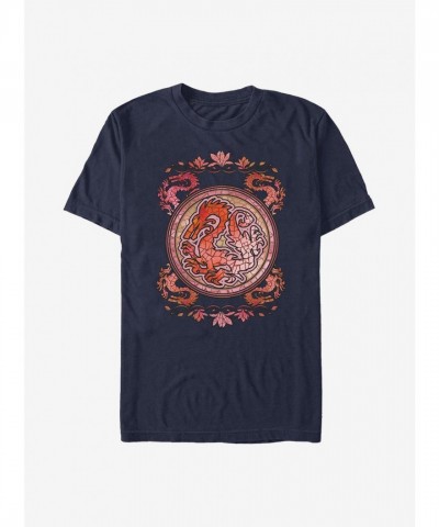 Disney Mulan Stained Glass T-Shirt for Men