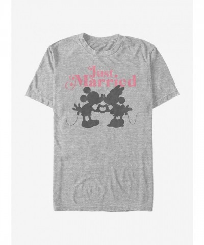 Disney Mouse Wedding T-Shirt for Men - Grey