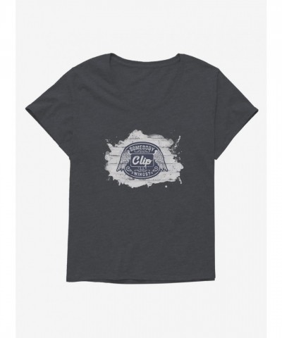 Supernatural Girls Plus Size T-Shirt with Clip Your Wings Design