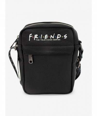 Friends Logo Vegan Leather Crossbody Bag - Stylish and Premium Canvas