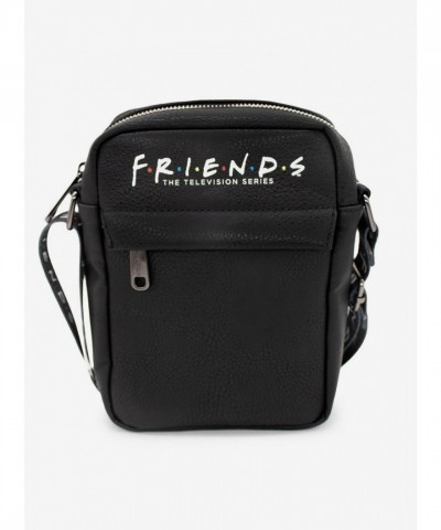 Friends Logo Vegan Leather Crossbody Bag - Stylish and Premium Canvas