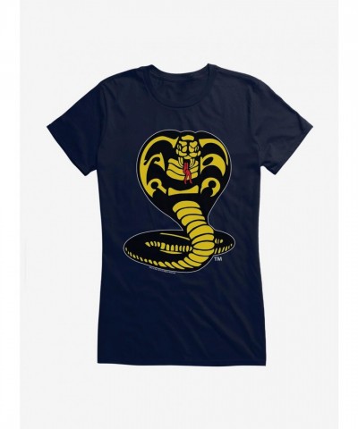 Cobra Kai Inspired Girls T-Shirt in Blue