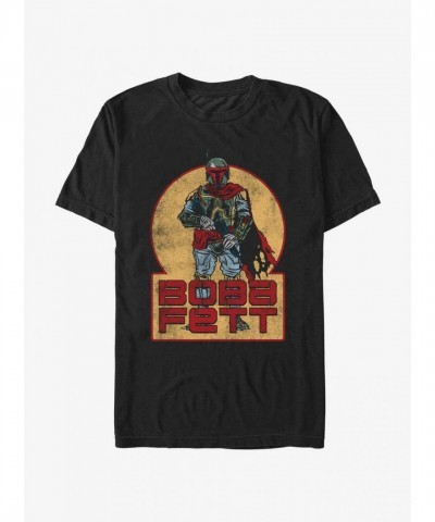 Boba Fett Star Wars Vintage T-Shirt - Black Unisex