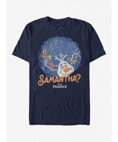 Extra Soft Disney Frozen 2 Samantha Unisex T-Shirt - Blue
