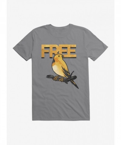 Square Enix Grey Free Bird Men's T-Shirt