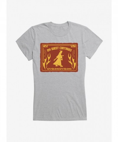 Samurai Jack My Quest Continues Flame Graphic Tee for Girls