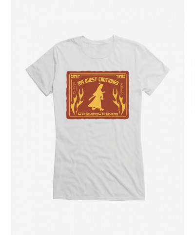 Samurai Jack My Quest Continues Flame Graphic Tee for Girls