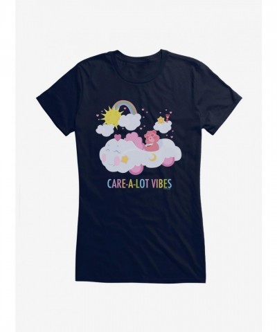 Care Bears Love Car Girls T-Shirt by Ashley Taylor - Junior Sizes