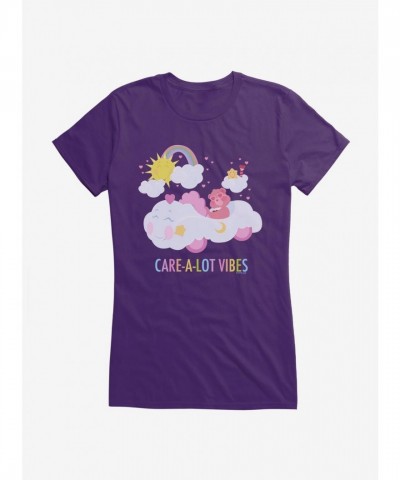 Care Bears Love Car Girls T-Shirt by Ashley Taylor - Junior Sizes